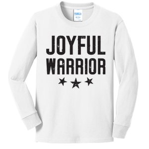 Joyful Warrior Kamala 2024 Joyful Warrior Kids Long Sleeve Shirt