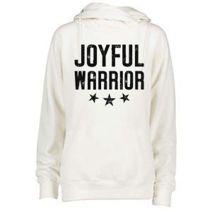 Joyful Warrior Kamala Harris 2024 Design Art Womens Funnel Neck Pullover Hood