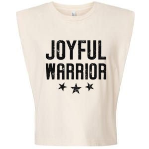 Joyful Warrior Kamala Harris 2024 Design Art Garment-Dyed Women's Muscle Tee