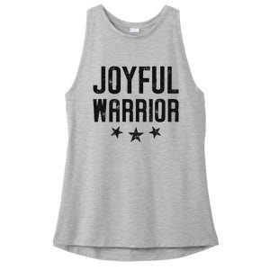 Joyful Warrior Kamala Harris 2024 Design Art Ladies PosiCharge Tri-Blend Wicking Tank