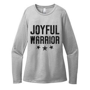 Joyful Warrior Kamala Harris 2024 Design Art Womens CVC Long Sleeve Shirt