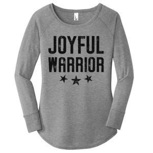 Joyful Warrior Kamala Harris 2024 Design Art Women's Perfect Tri Tunic Long Sleeve Shirt