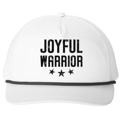 Joyful Warrior Kamala Harris 2024 Design Art Snapback Five-Panel Rope Hat