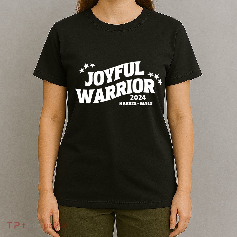 Joyful Warrior Kamala Harris Tim Walz Waltz 2024 T-Shirt