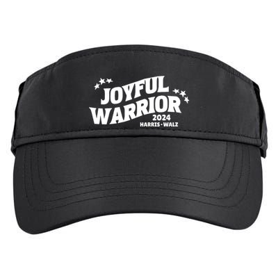 Joyful Warrior Kamala Harris Tim Walz Waltz 2024 Adult Drive Performance Visor