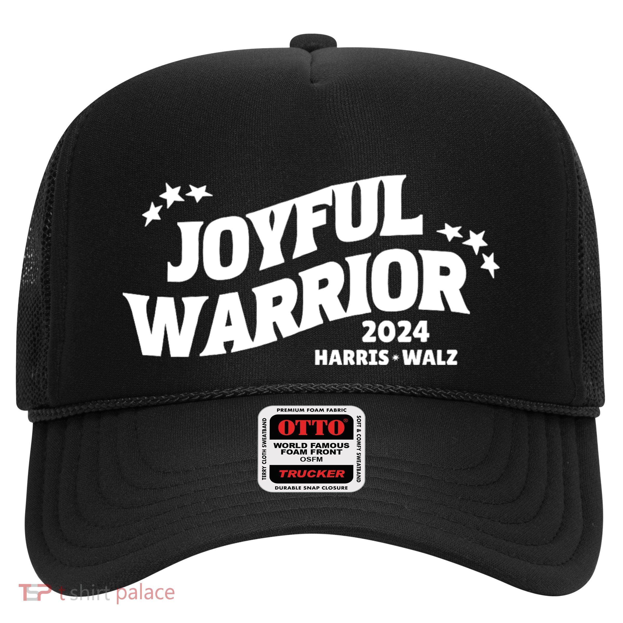 Joyful Warrior Kamala Harris Tim Walz Waltz 2024 Trucker Hat