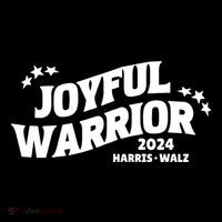 Joyful Warrior Kamala Harris Tim Walz Waltz 2024 Womens T-Shirt