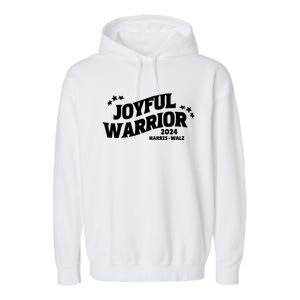 Joyful Warrior Kamala Harris Tim Walz Waltz 2024 Garment-Dyed Fleece Hoodie