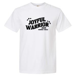 Joyful Warrior Kamala Harris Tim Walz Waltz 2024 Garment-Dyed Heavyweight T-Shirt