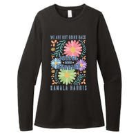 Joyful Warrior Kamala Harris Waltz 2024 WeRe Not Going Back Womens CVC Long Sleeve Shirt