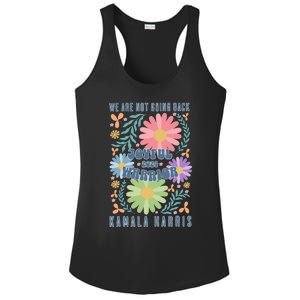 Joyful Warrior Kamala Harris Waltz 2024 WeRe Not Going Back Ladies PosiCharge Competitor Racerback Tank