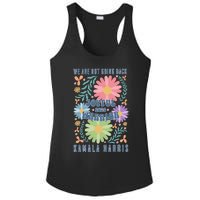 Joyful Warrior Kamala Harris Waltz 2024 WeRe Not Going Back Ladies PosiCharge Competitor Racerback Tank