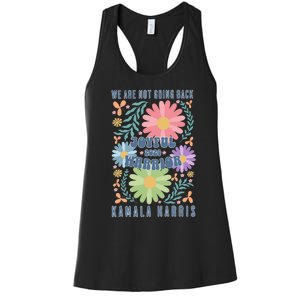 Joyful Warrior Kamala Harris Waltz 2024 WeRe Not Going Back Women's Racerback Tank