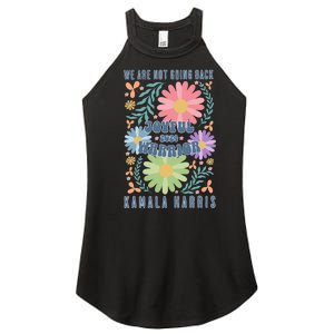 Joyful Warrior Kamala Harris Waltz 2024 WeRe Not Going Back Women's Perfect Tri Rocker Tank