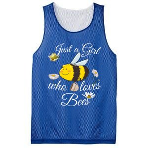 Just Who Loves Bees Cute Floral Honey Bee And Coffee Lover Cool Gift Mesh Reversible Basketball Jersey Tank