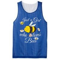 Just Who Loves Bees Cute Floral Honey Bee And Coffee Lover Cool Gift Mesh Reversible Basketball Jersey Tank