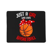 Just Who Loves Basketball Mousepad