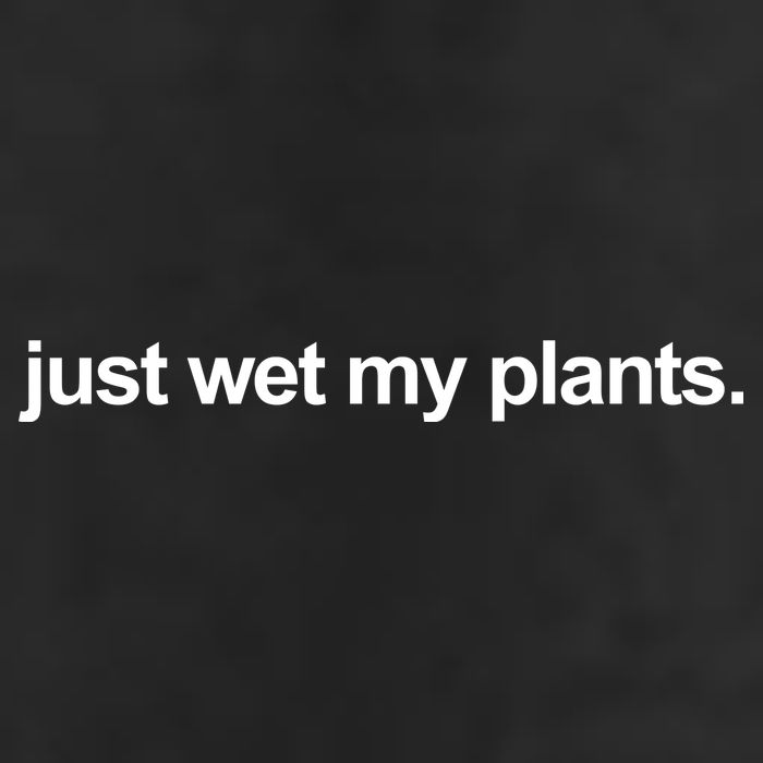 Just Wet My Pants Funny Gardening 7 Panel Mesh Trucker Snapback Hat