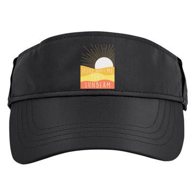 Jesus Wants Me For A Sunbeam Adult Drive Performance Visor