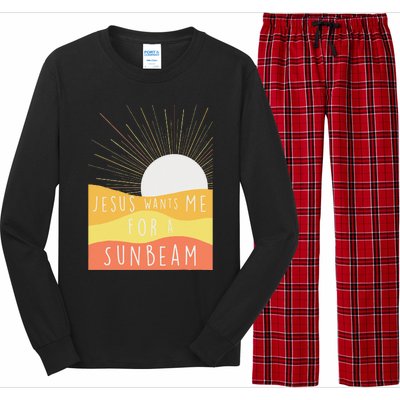 Jesus Wants Me For A Sunbeam Long Sleeve Pajama Set