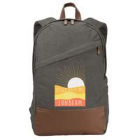 Jesus Wants Me For A Sunbeam Cotton Canvas Backpack