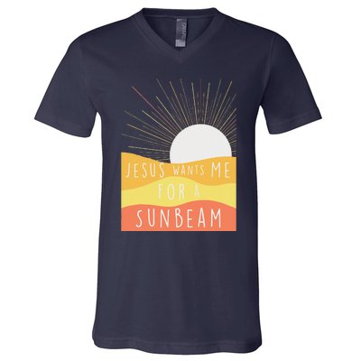 Jesus Wants Me For A Sunbeam V-Neck T-Shirt