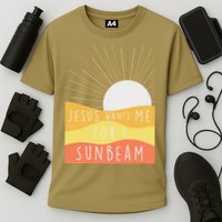 Jesus Wants Me For A Sunbeam Cooling Performance Crew T-Shirt