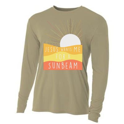 Jesus Wants Me For A Sunbeam Cooling Performance Long Sleeve Crew