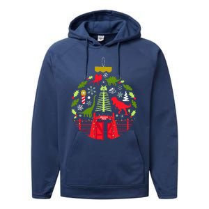 Jurassic World Ornament  Performance Fleece Hoodie