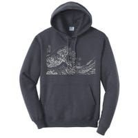 Japanese Wave Ocean Traditional Japan Graphic Tall Hoodie