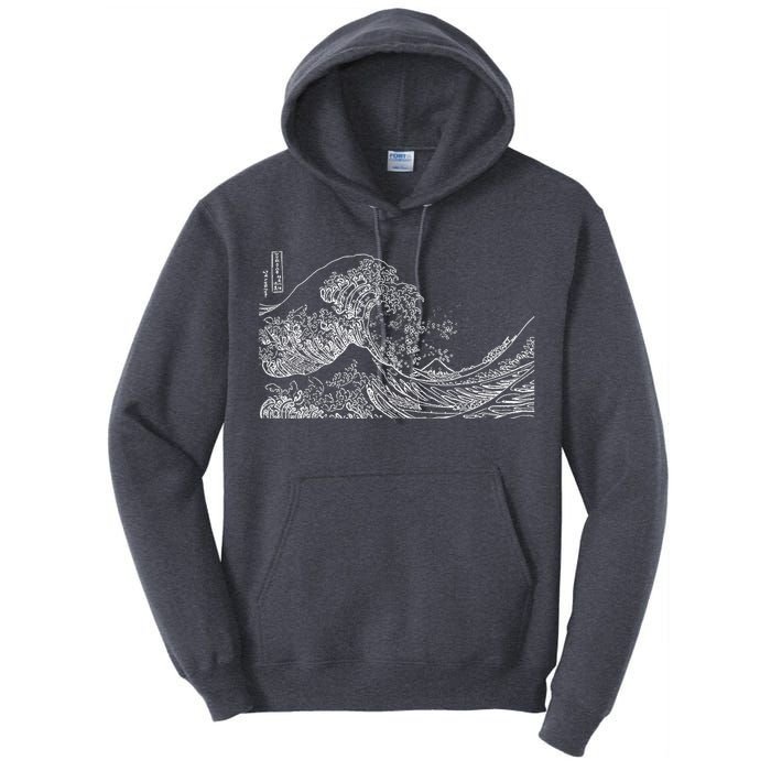 Japanese Wave Ocean Traditional Japan Graphic Tall Hoodie