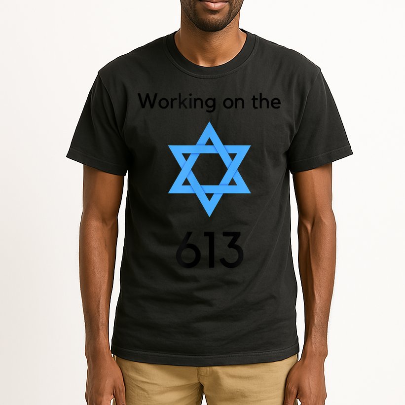 Jewish Working On The 613 Funny 613 Mitzvot Shirt For Jewish People Tall T-Shirt