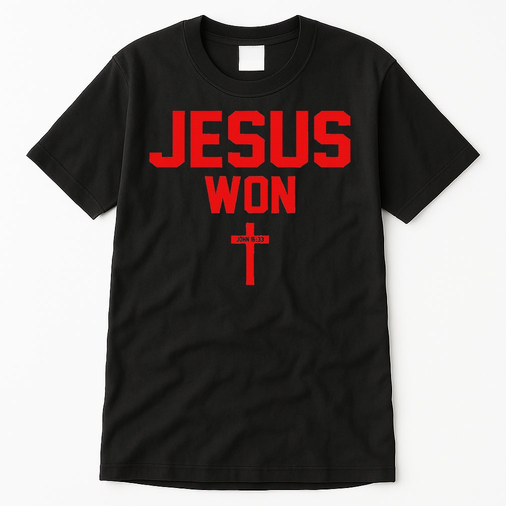 Jesus Won Ohio Pride Vintage Christian Jesus Won Tall T-Shirt