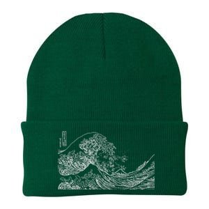 Japanese Wave Ocean Traditional Japan Graphic Knit Cap Winter Beanie