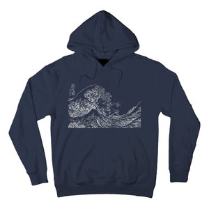 Japanese Wave Ocean Traditional Japan Graphic Hoodie