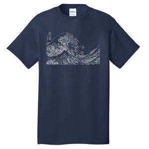 Japanese Wave Ocean Traditional Japan Graphic Tall T-Shirt