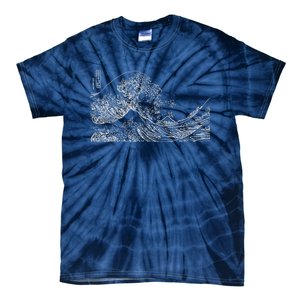 Japanese Wave Ocean Traditional Japan Graphic Tie-Dye T-Shirt