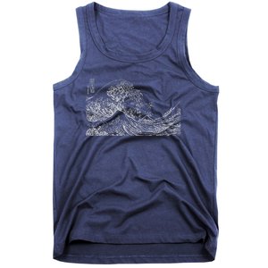 Japanese Wave Ocean Traditional Japan Graphic Tank Top