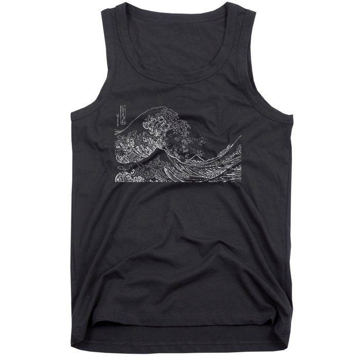 Japanese Wave Ocean Traditional Japan Tank Top