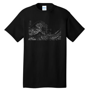 Japanese Wave Ocean Traditional Japan Tall T-Shirt