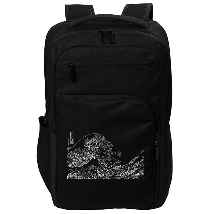 Japanese Wave Ocean Traditional Japan Impact Tech Backpack