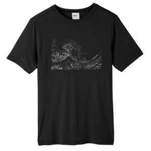 Japanese Wave Ocean Traditional Japan Tall Fusion ChromaSoft Performance T-Shirt