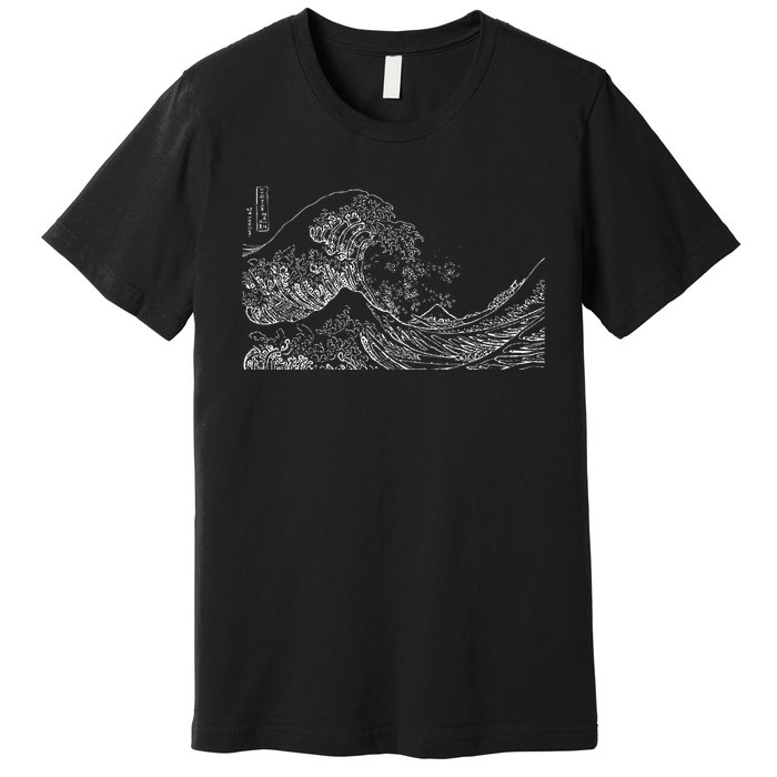 Japanese Wave Ocean Traditional Japan Premium T-Shirt