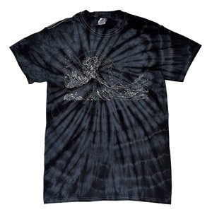 Japanese Wave Ocean Traditional Japan Tie-Dye T-Shirt