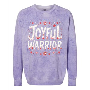 Joyful Warrior Pro Kamala Harris 2024 Kamala 2024 Supporter Colorblast Crewneck Sweatshirt