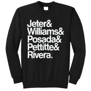 Jeter Williams Posada Pettitte Rivera Sweatshirt