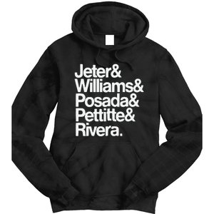 Jeter Williams Posada Pettitte Rivera Tie Dye Hoodie