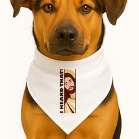 Jesus Watching Peeking I Heard That Funny Christian Meme USA-Made Doggie Bandana