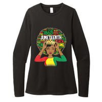 Juneteenth Women Queen African American Black Afro Womens CVC Long Sleeve Shirt