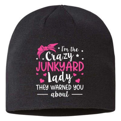 Junkyard Worker Quote For A Junkyard Lady Sustainable Beanie